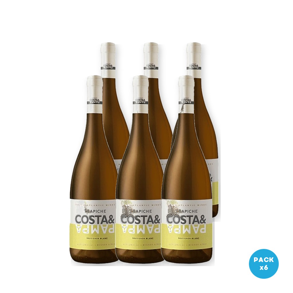Trapiche - Vino Costa&Pampa Sauvignon Blanc 750ml - 6 unidades