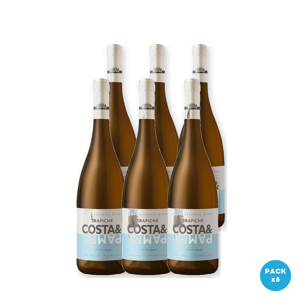 Trapiche - Vino Costa&Pampa Chardonnay 750ml - 6 unidades