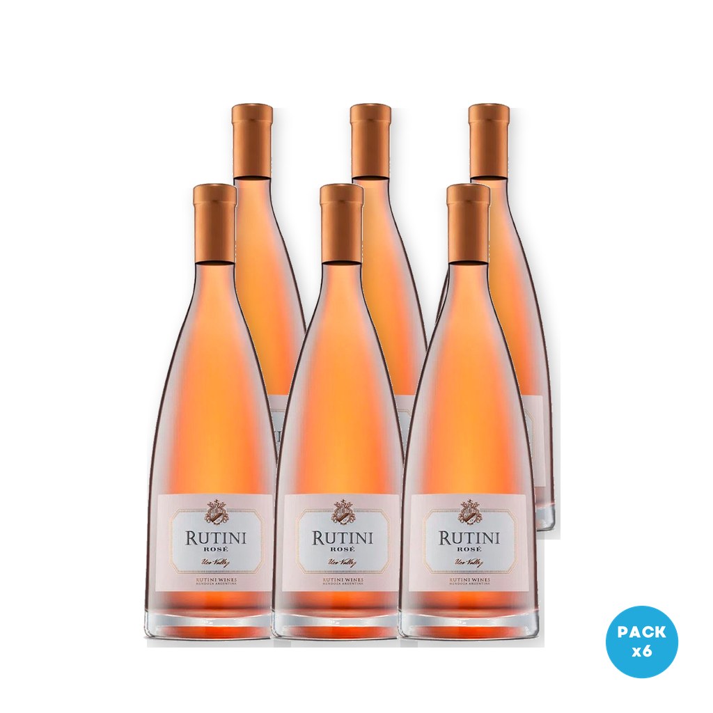 Rutini - Vino Colección Rosé De Malbec Rosado 750ml - 6 unidades