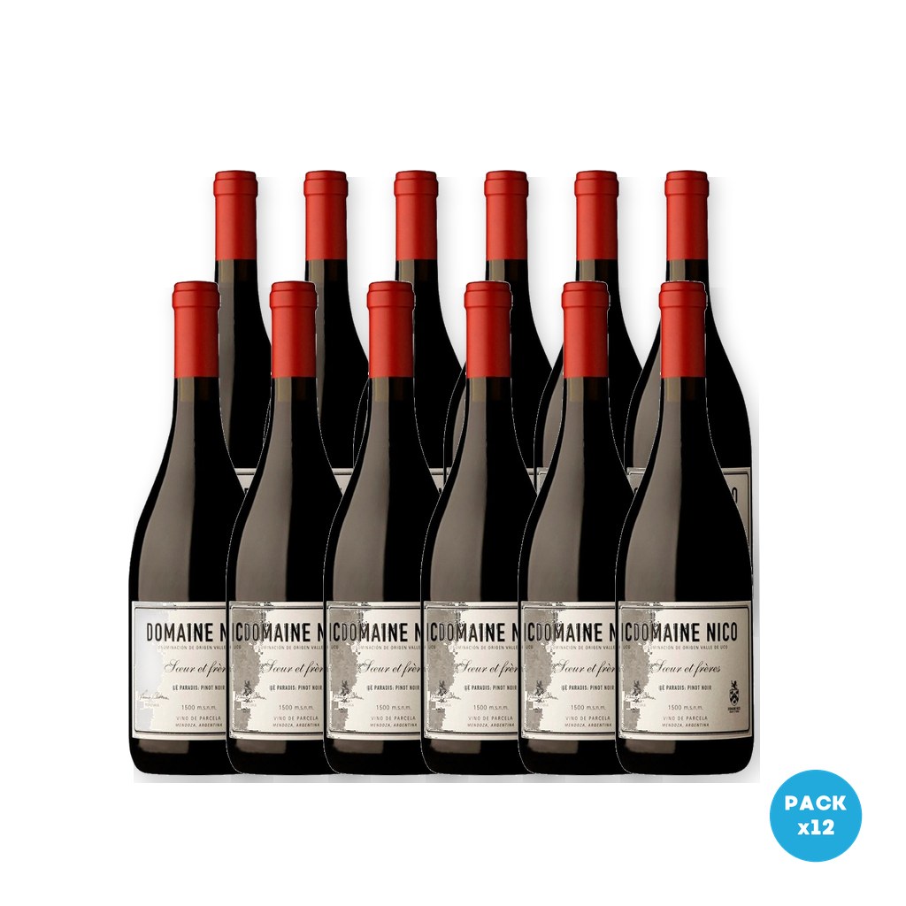 Domaine – Vino Nico Le Paradis Pinot Noir 750ml – 12 unidades Domaine - Vino Nico Le Paradis Pinot Noir 750ml - 12 unidades