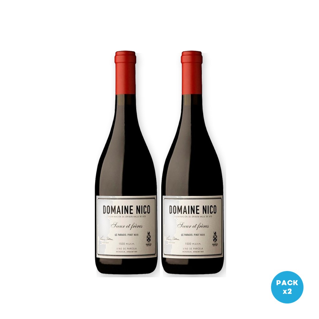 Domaine – Vino Nico Le Paradis Pinot Noir 750ml – 2 unidades Domaine - Vino Nico Le Paradis Pinot Noir 750ml - 2 unidades