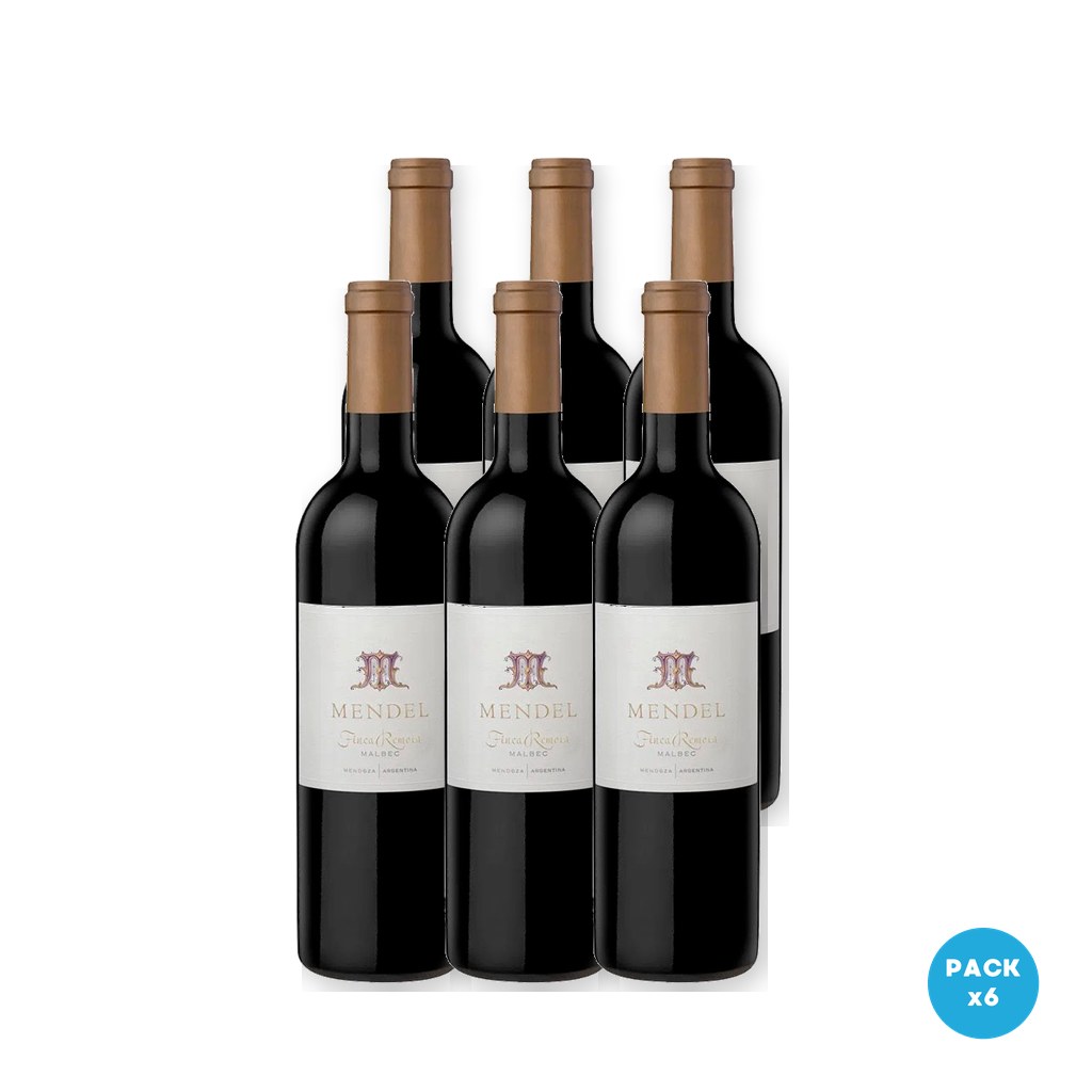 Mendel - Vino Finca Remota Malbec 750ml - 6 unidades