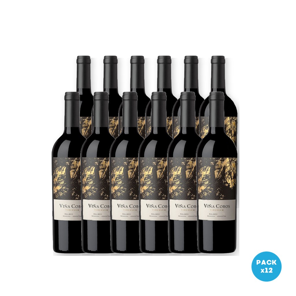 Viña Cobos – Vino Vinculum Malbec 750ml – 12 unidades Viña Cobos - Vino Vinculum Malbec 750ml - 12 unidades