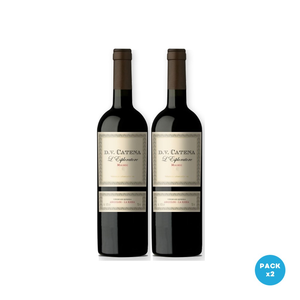 DV Catena – Vino V D L´Esploratore Malbec La Rioja 750ml – 2 unidades DV Catena - Vino V D L´Esploratore Malbec La Rioja 750ml - 2 unidades