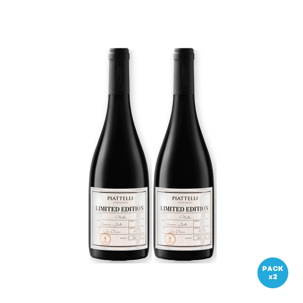 Piattelli – Vino Limited Edition Malbec Salta 750ml – 2 unidades Piattelli - Vino Limited Edition Malbec Salta 750ml - 2 unidades