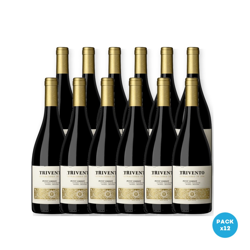 Trivento – Vino Established Petit Verdot 750ml – 12 unidades Trivento - Vino Established Petit Verdot 750ml - 12 unidades