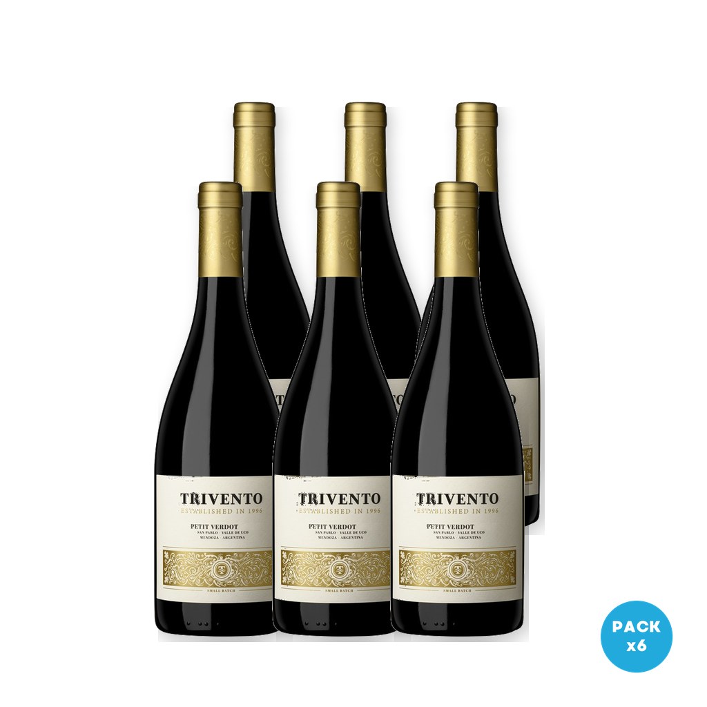 Trivento - Vino Established Petit Verdot 750ml - 6 unidades