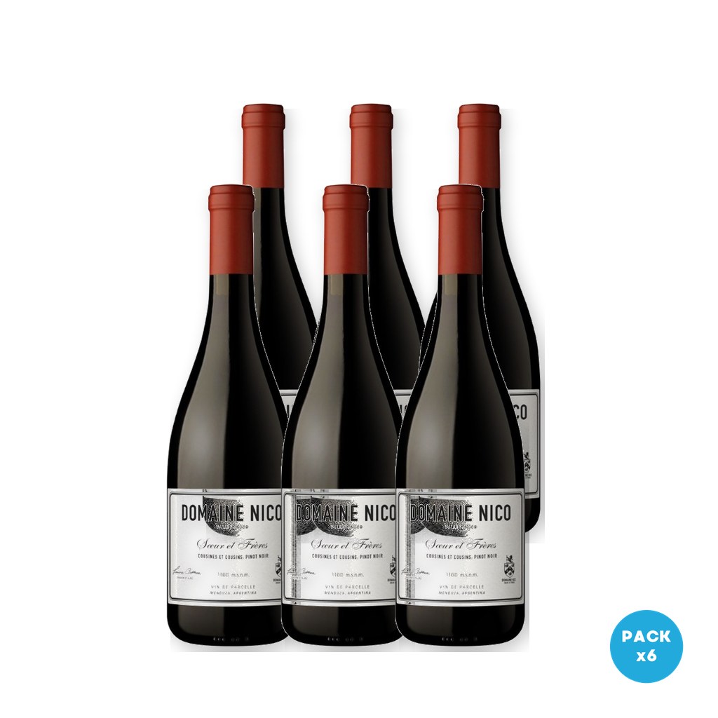 Catena Zapata - Vino Domaine Nico Cousines Et Cousins Pinot Noir 750ml - 6 unidades