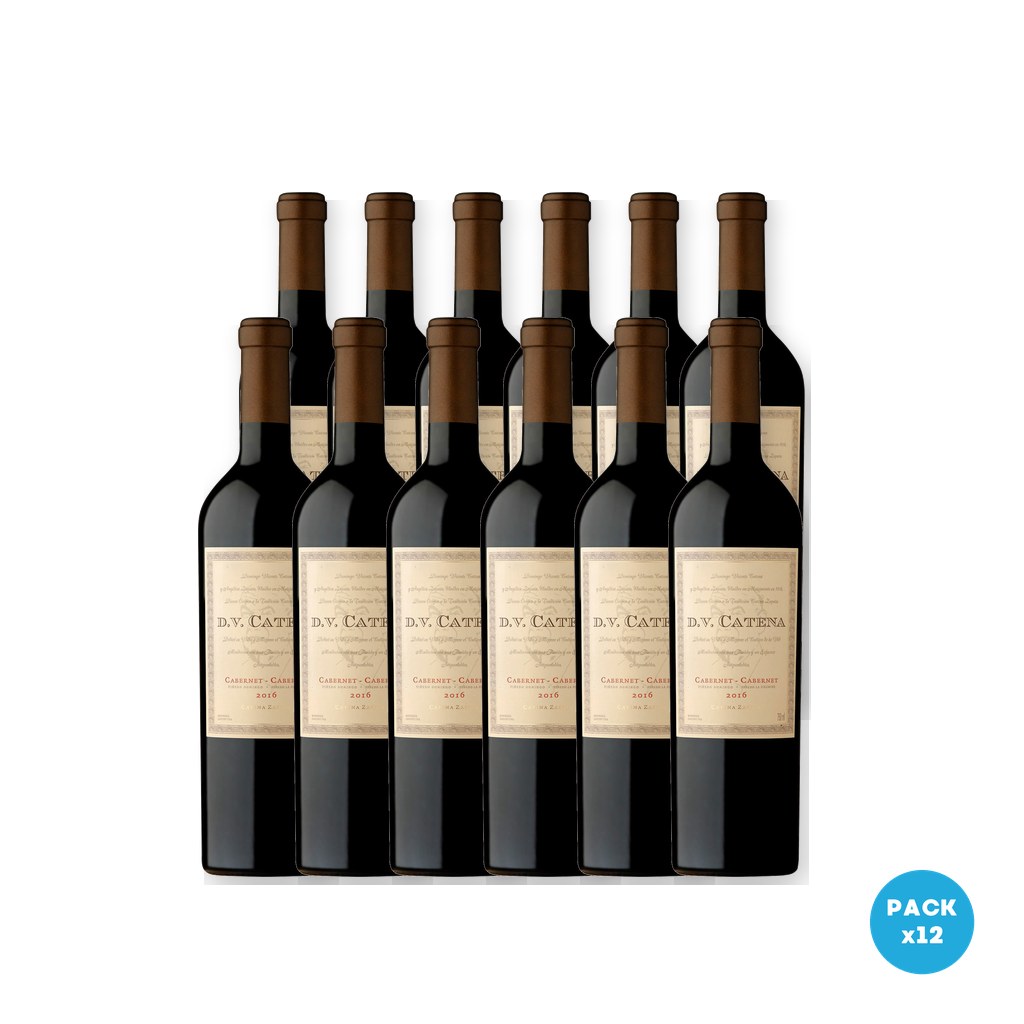 DV Catena – Vino Tinto Catena D V Cabernet Cabernet 750ml – 12 unidades DV Catena - Vino Tinto Catena D V Cabernet Cabernet 750ml - 12 unidades