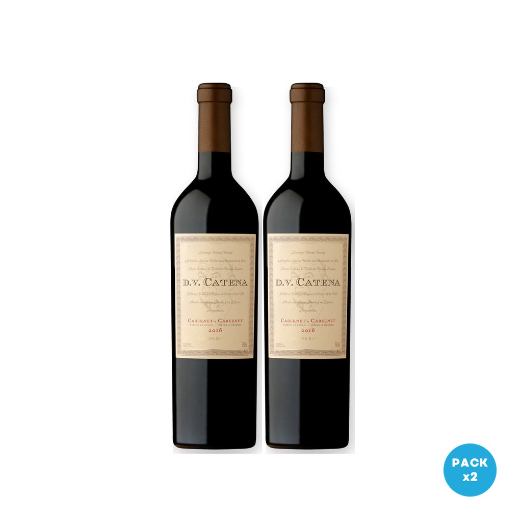 DV Catena – Vino Tinto Catena D V Cabernet Cabernet 750ml – 2 unidades DV Catena - Vino Tinto Catena D V Cabernet Cabernet 750ml - 2 unidades