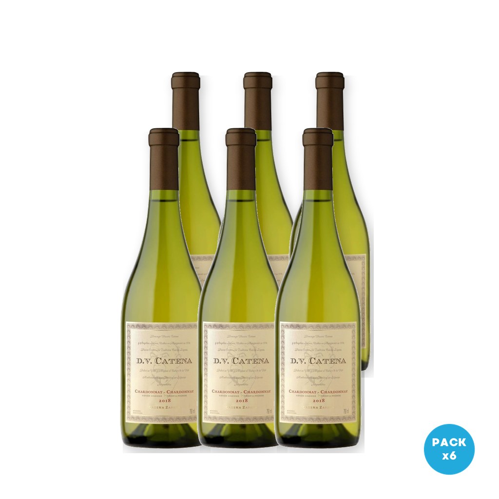 DV Catena - Vino Blanco Chardonnay 750ml - 6 unidades