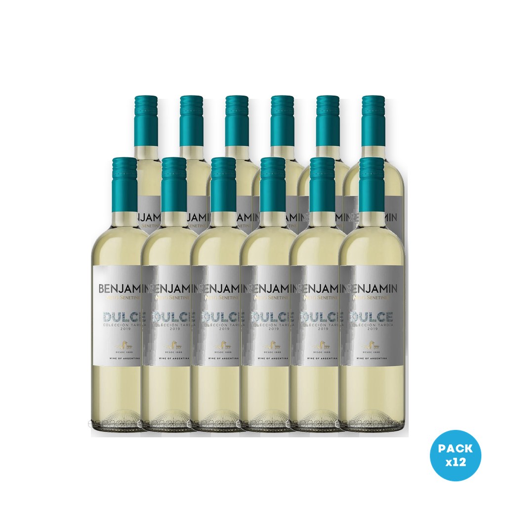 Millán – Vino Blanco Benjamin Nieto Senetiner Dulce Coleccion Tardia, / 25 36 Oz 750ml – 12 unidades Millán - Vino Blanco Benjamin Nieto Senetiner Dulce Coleccion Tardia, / 25 36 Oz 750ml - 12 unidades