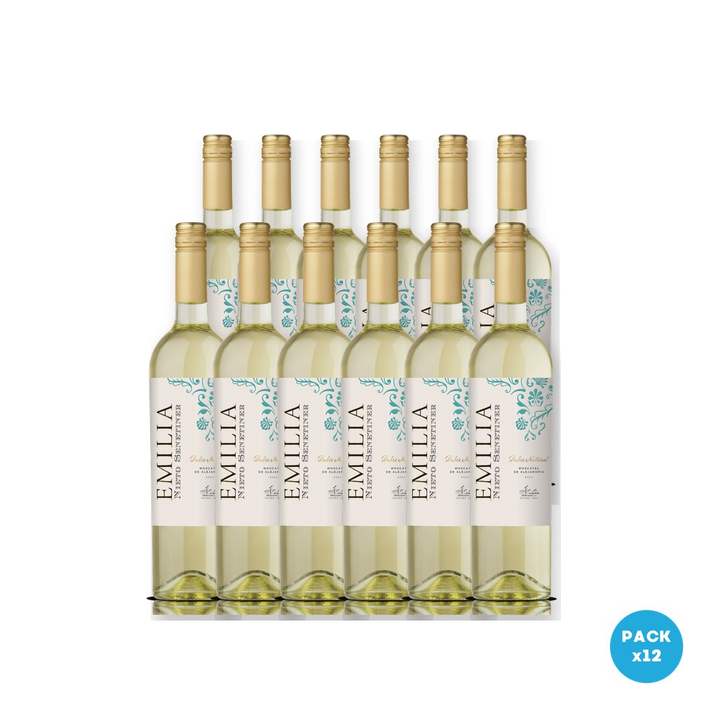 Millán – Vino Blanco Emilia Dulce Natural Nieto Senetiner 750ml – 12 unidades Millán - Vino Blanco Emilia Dulce Natural Nieto Senetiner 750ml - 12 unidades