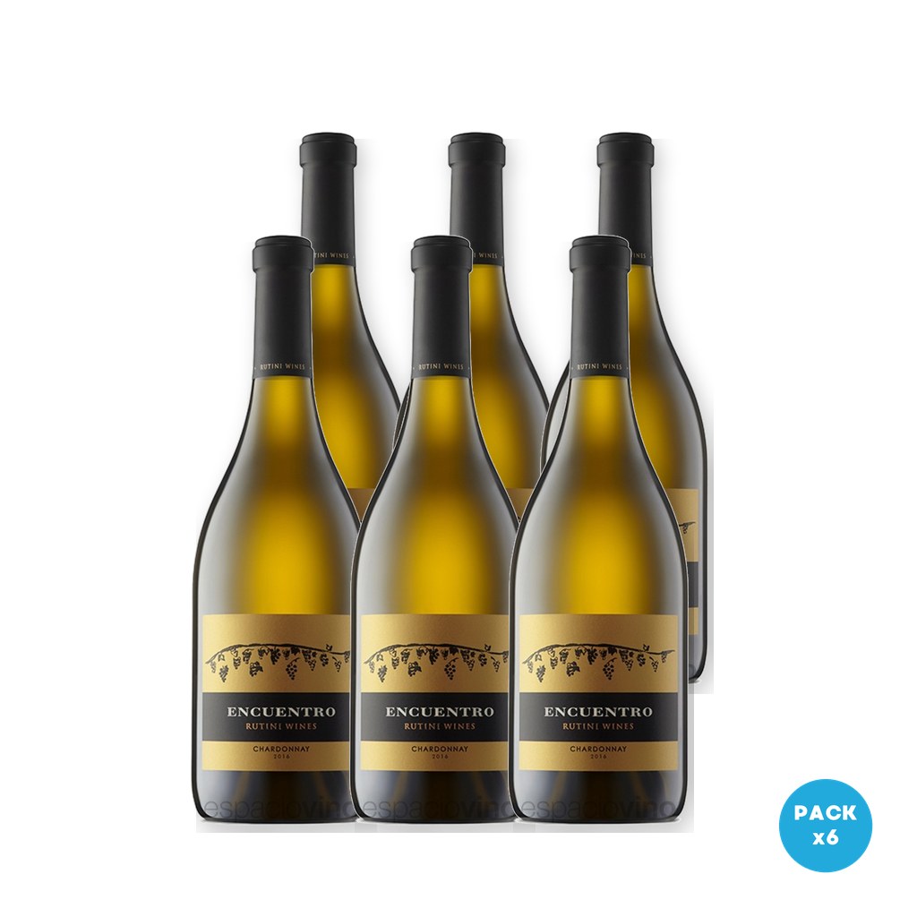 Millán - Vino Blanco Rutini Encuentro Chardonnay 750ml - 6 unidades
