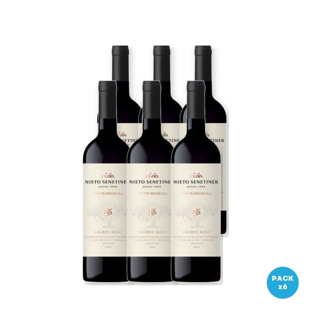 Millán - Vino Tinto Emilia Malbec Nieto Senetiner 750ml - 6 unidades