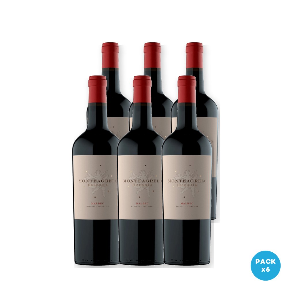 Millán - Vino Tinto Monteagrelo Malbec, / 25 36 Oz 750ml - 6 unidades
