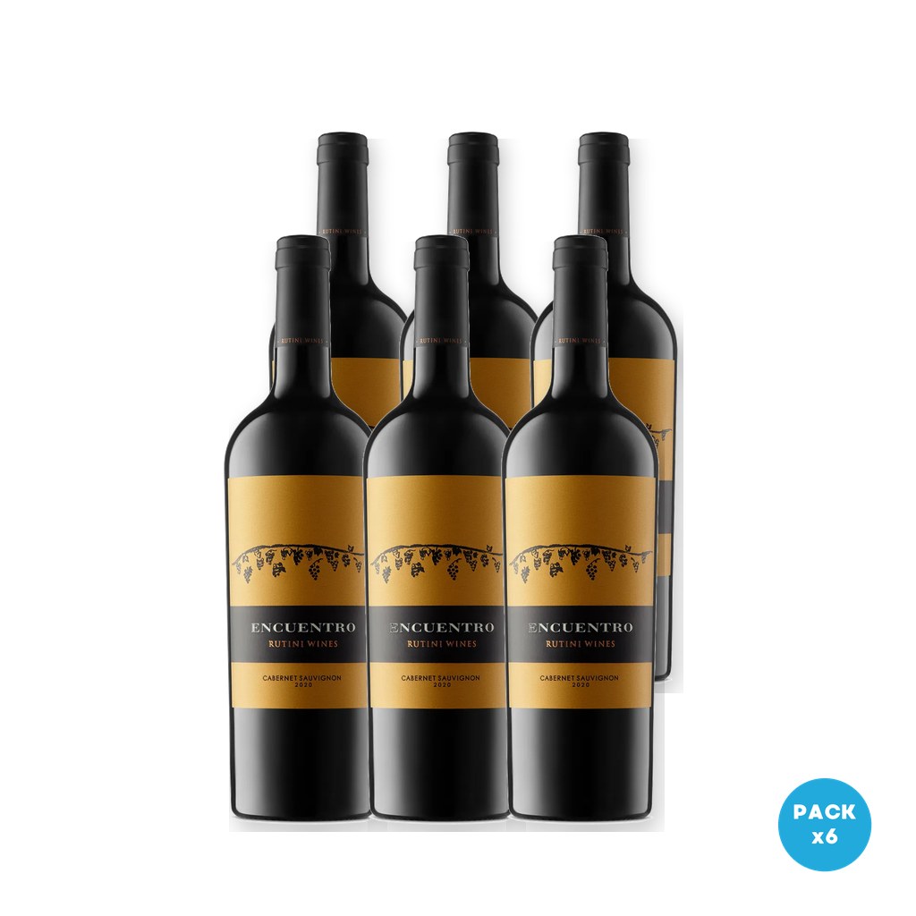 Millán - Vino Tinto Rutini Encuentro Cabernet Sauvignon 750ml - 6 unidades