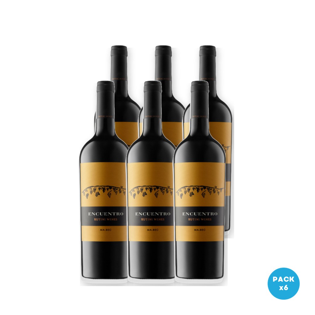 Millán - Vino Tinto Rutini Encuentro Malbec 750ml - 6 unidades