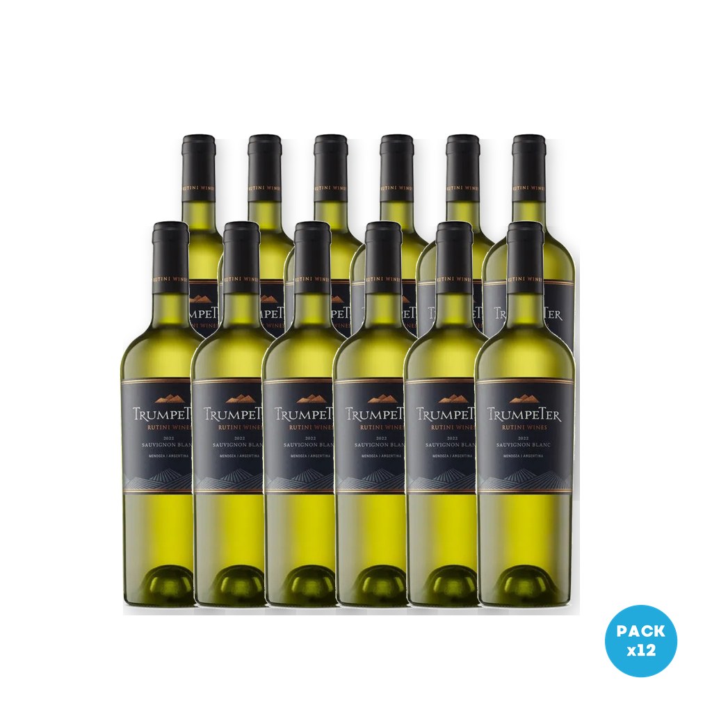 Trumpeter – Vino Blanco Sauvignon Blanc 750ml – 12 unidades Trumpeter - Vino Blanco Sauvignon Blanc 750ml - 12 unidades