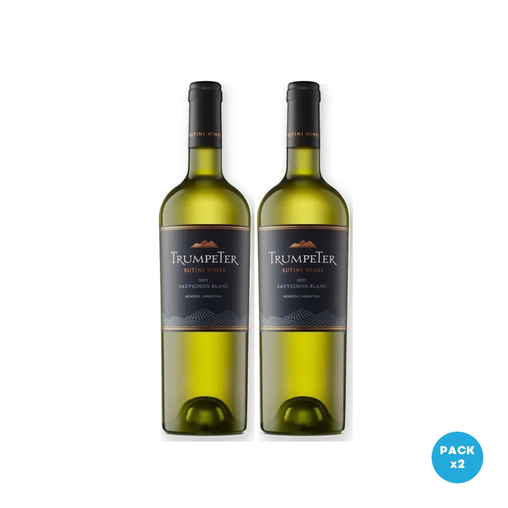 Trumpeter – Vino Blanco Sauvignon Blanc 750ml – 2 unidades Trumpeter - Vino Blanco Sauvignon Blanc 750ml - 2 unidades