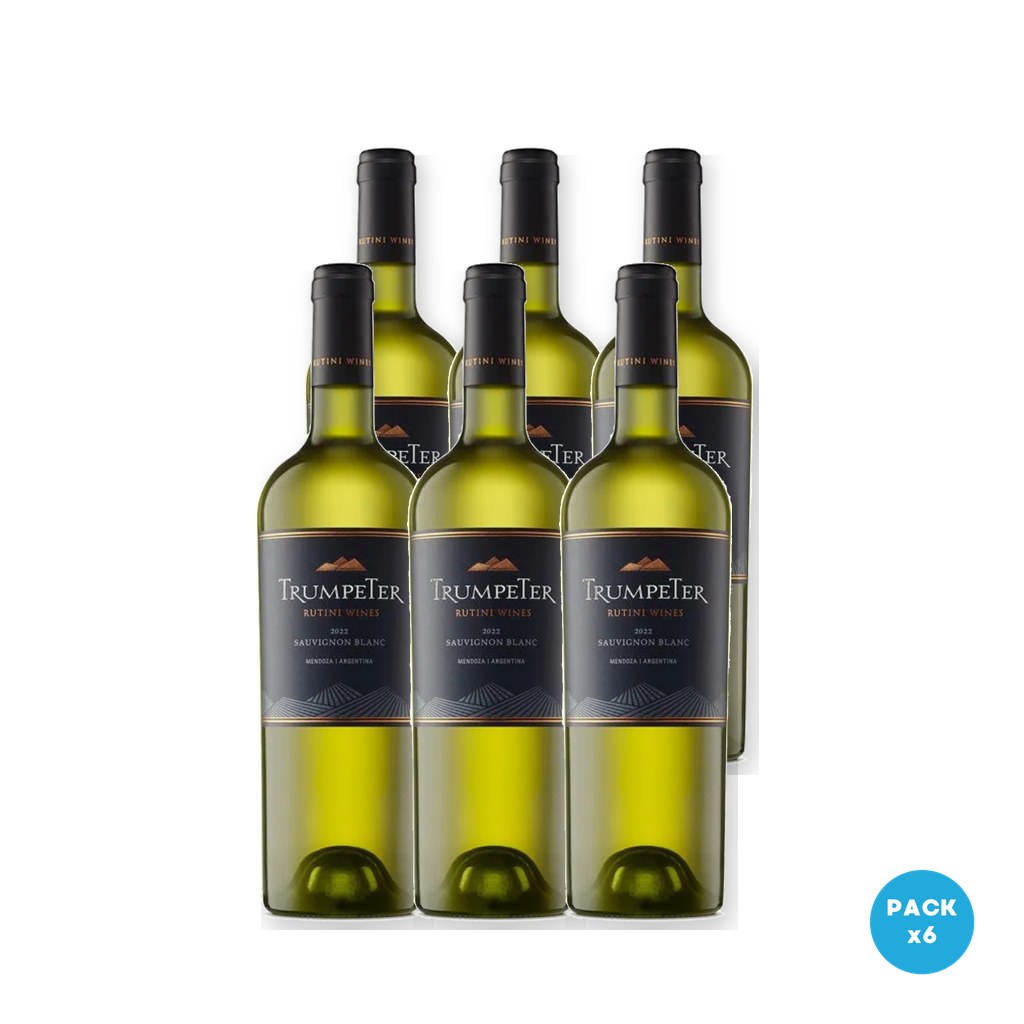 Trumpeter - Vino Blanco Sauvignon Blanc 750ml - 6 unidades