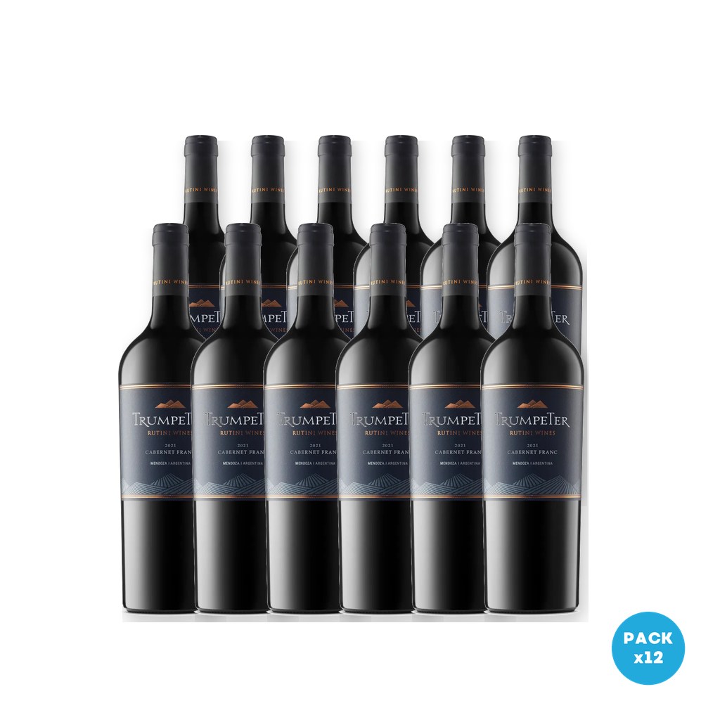 Trumpeter – Vino Tinto Cabernet Franc 750ml – 12 unidades Trumpeter - Vino Tinto Cabernet Franc 750ml - 12 unidades