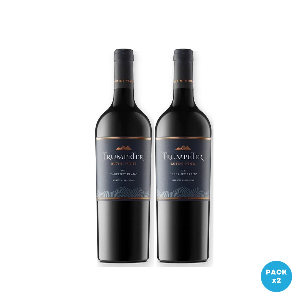 Trumpeter – Vino Tinto Cabernet Franc 750ml – 2 unidades Trumpeter - Vino Tinto Cabernet Franc 750ml - 2 unidades