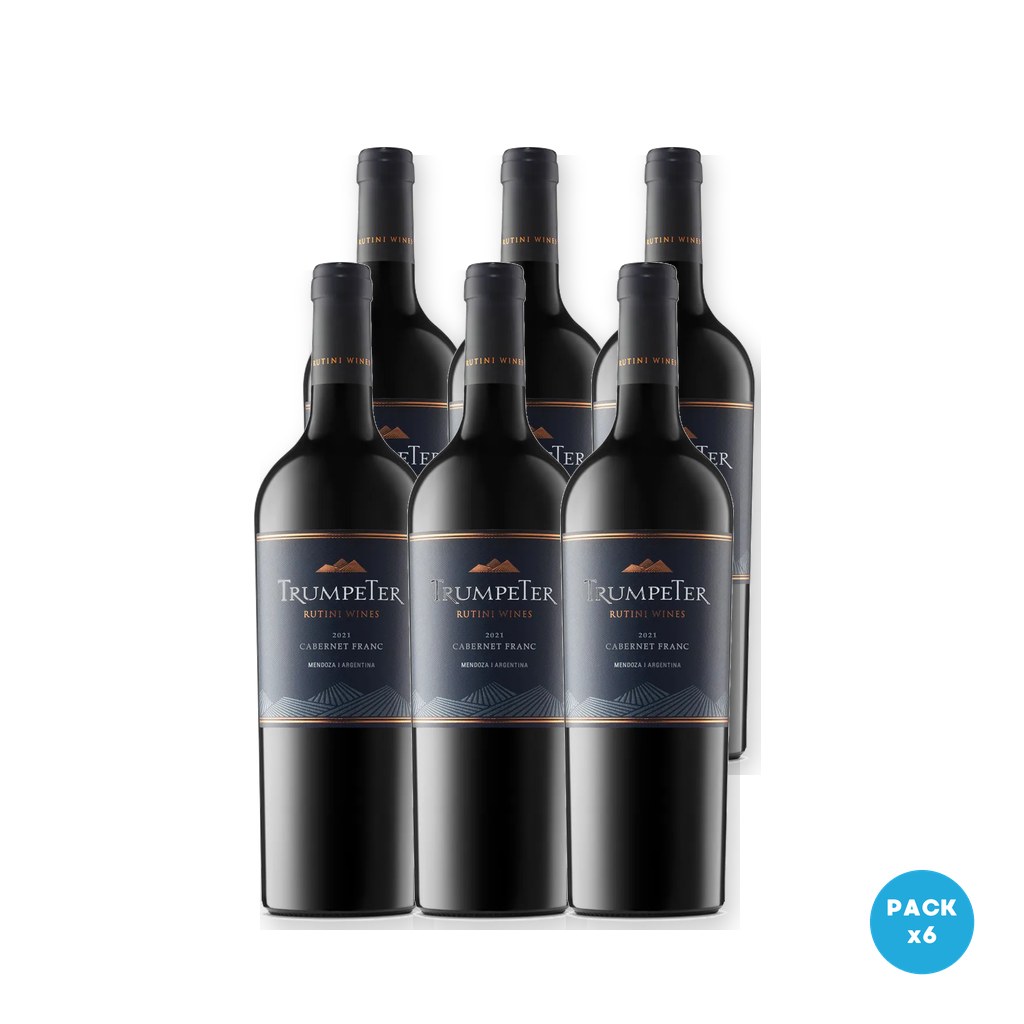 Trumpeter - Vino Tinto Cabernet Franc 750ml - 6 unidades