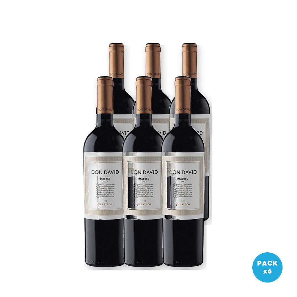 Don David - Vino Tinto Malbec 750ml - 6 unidades