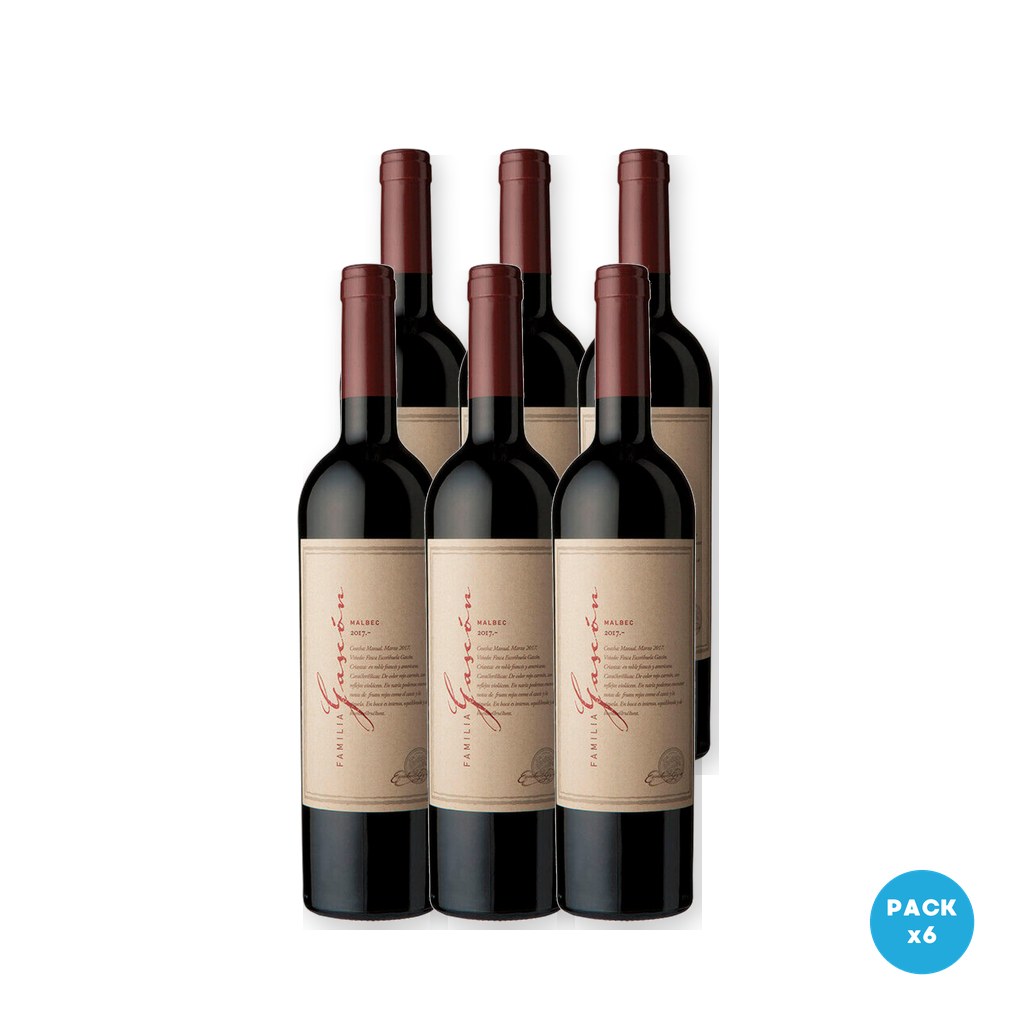 Escorihuela Gascón - Vino Familia Gascon Malbec 750ml - 6 unidades