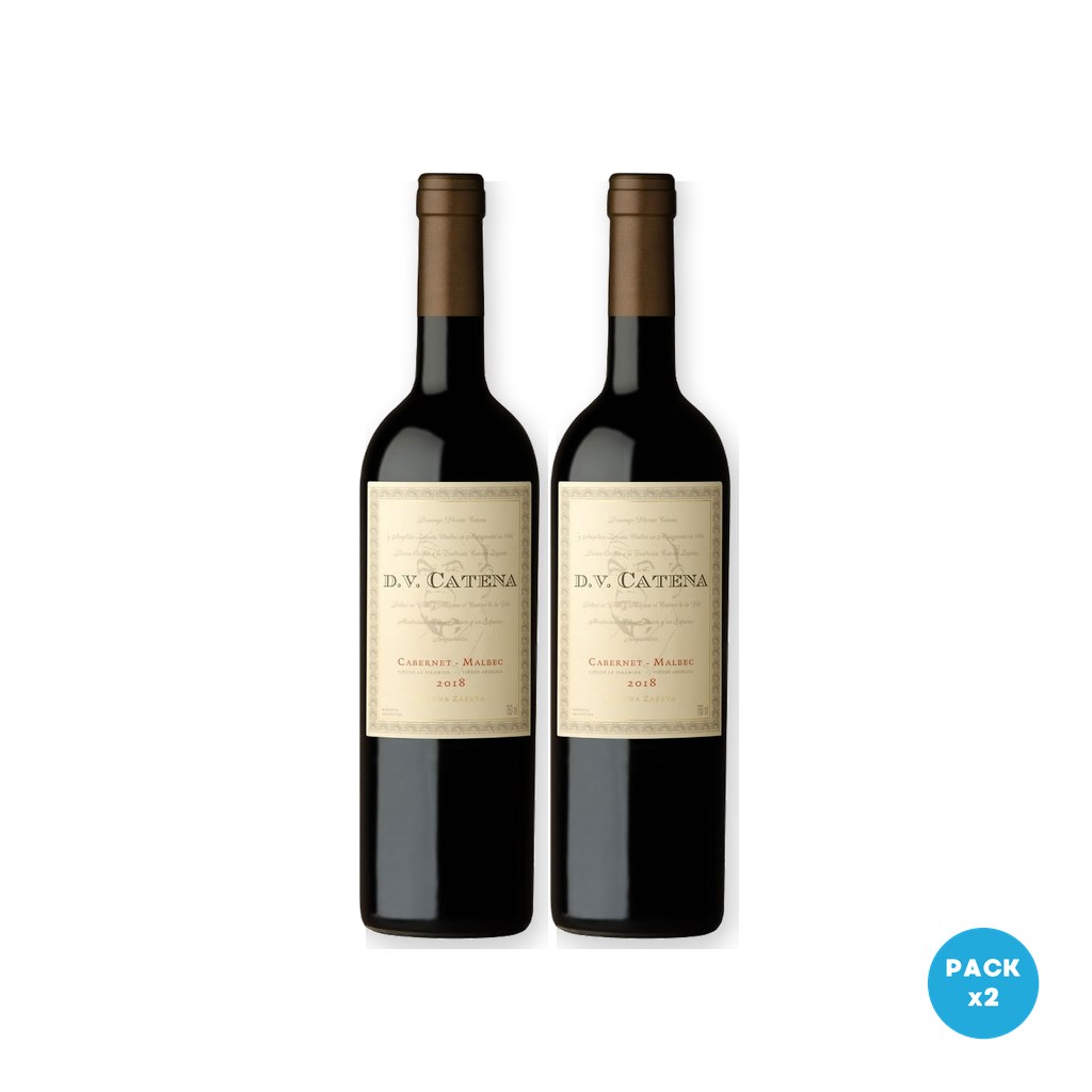 Catena Zapata – Vino Tinto Cabernet Y Malbec 750ml – 2 unidades Catena Zapata - Vino Tinto Cabernet Y Malbec 750ml - 2 unidades