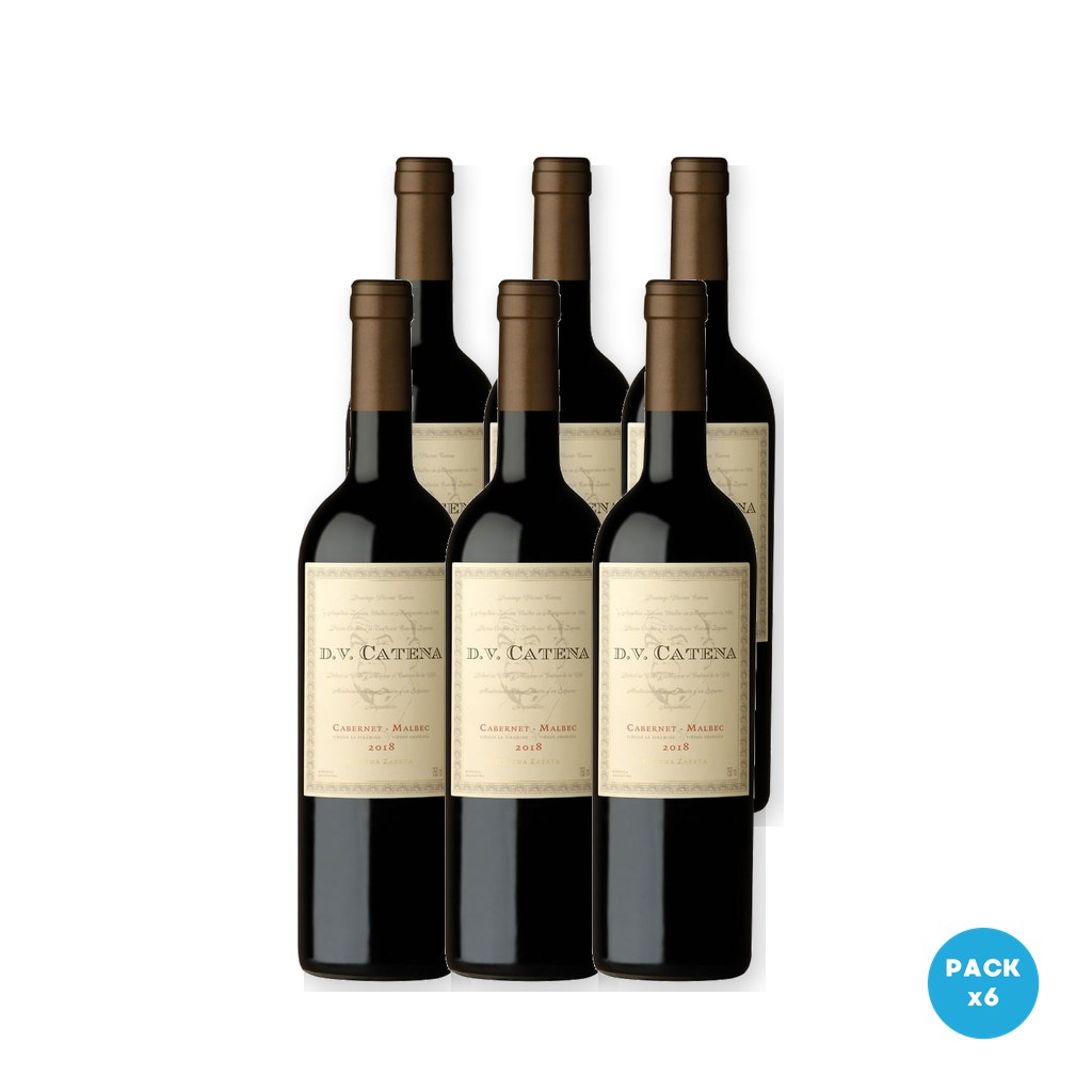 Catena Zapata - Vino Tinto Cabernet Y Malbec 750ml - 6 unidades
