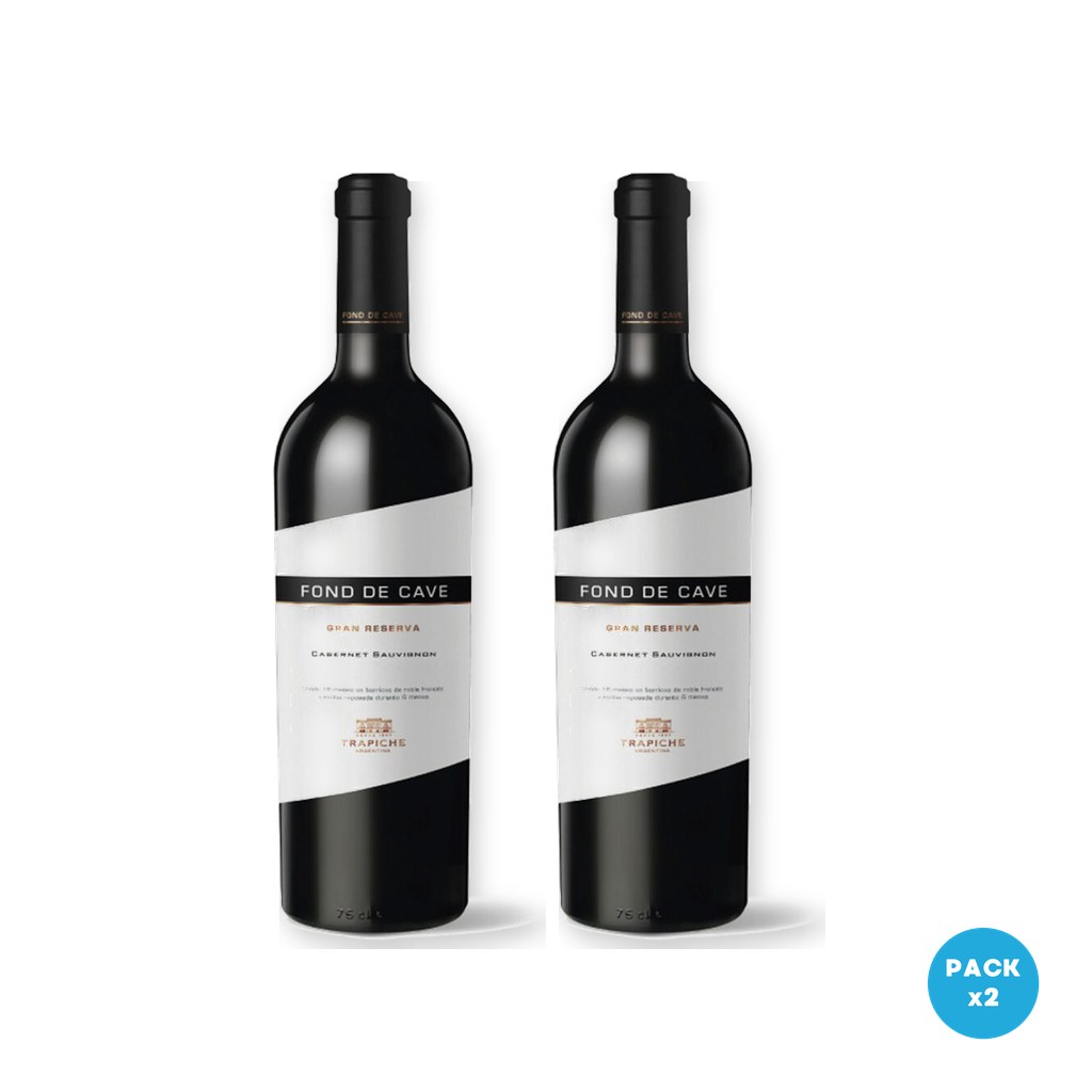 Fond de Cave – Vino Tinto Cabernet Sauvignon Gran Reserva 750ml – 2 unidades Fond de Cave - Vino Tinto Cabernet Sauvignon Gran Reserva 750ml - 2 unidades