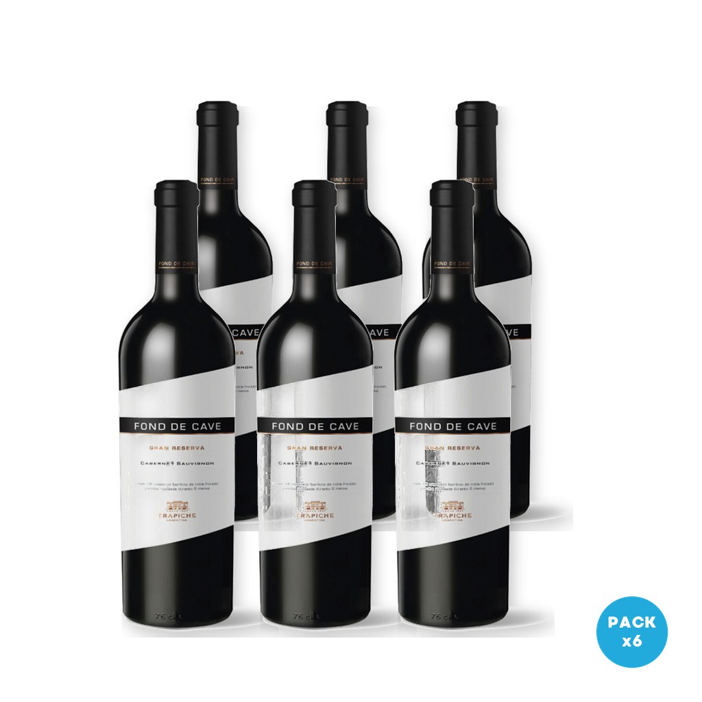 Fond de Cave - Vino Tinto Cabernet Sauvignon Gran Reserva 750ml - 6 unidades