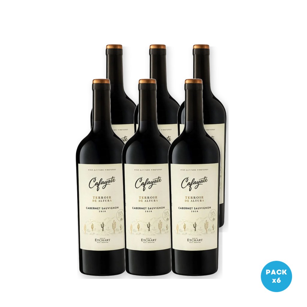 Cafayate - Vino Tinto Cabernet Sauvignon 750ml - 6 unidades