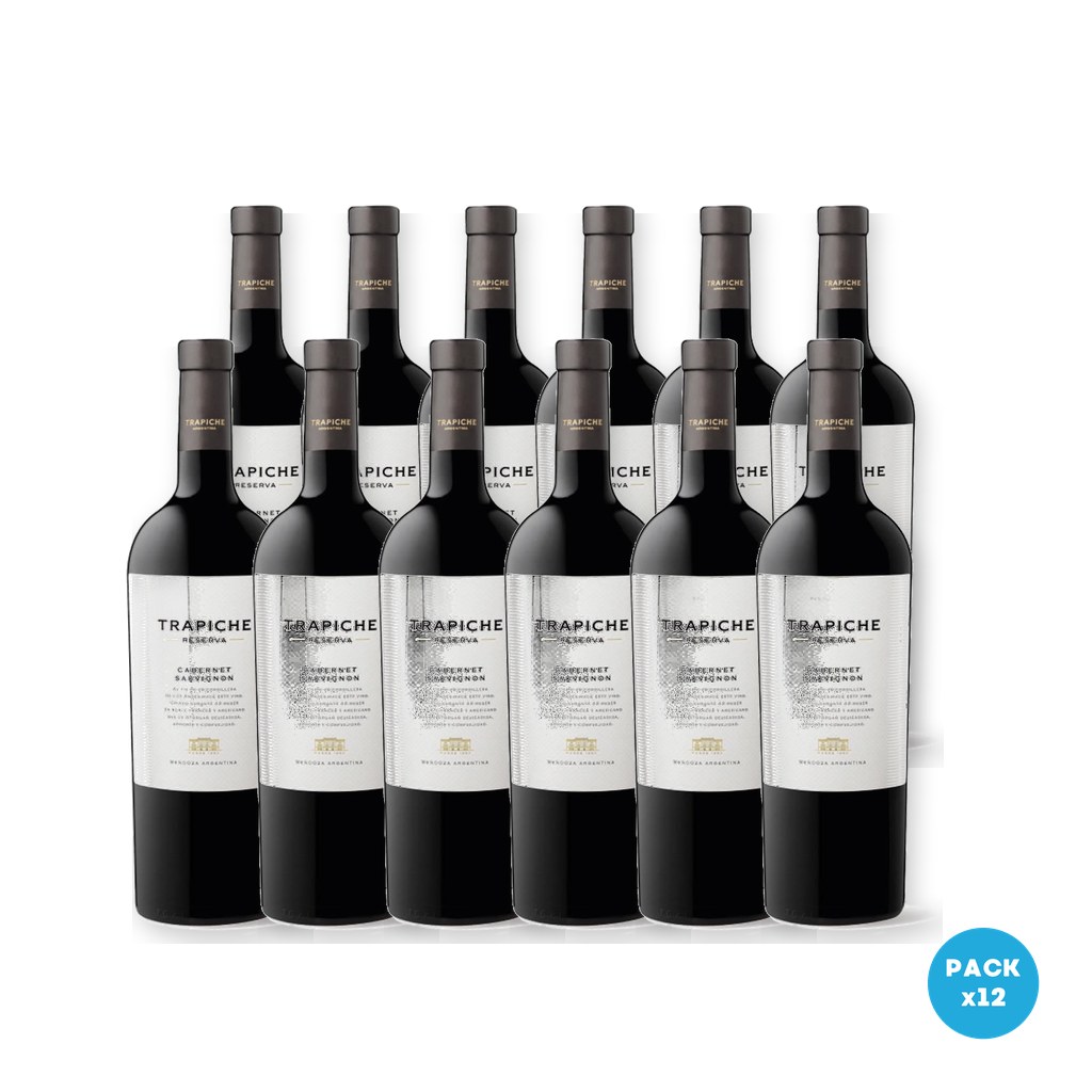 Trapiche – Vino Tinto Cabernet Sauvignon 750ml – 12 unidades Trapiche - Vino Tinto Cabernet Sauvignon 750ml - 12 unidades