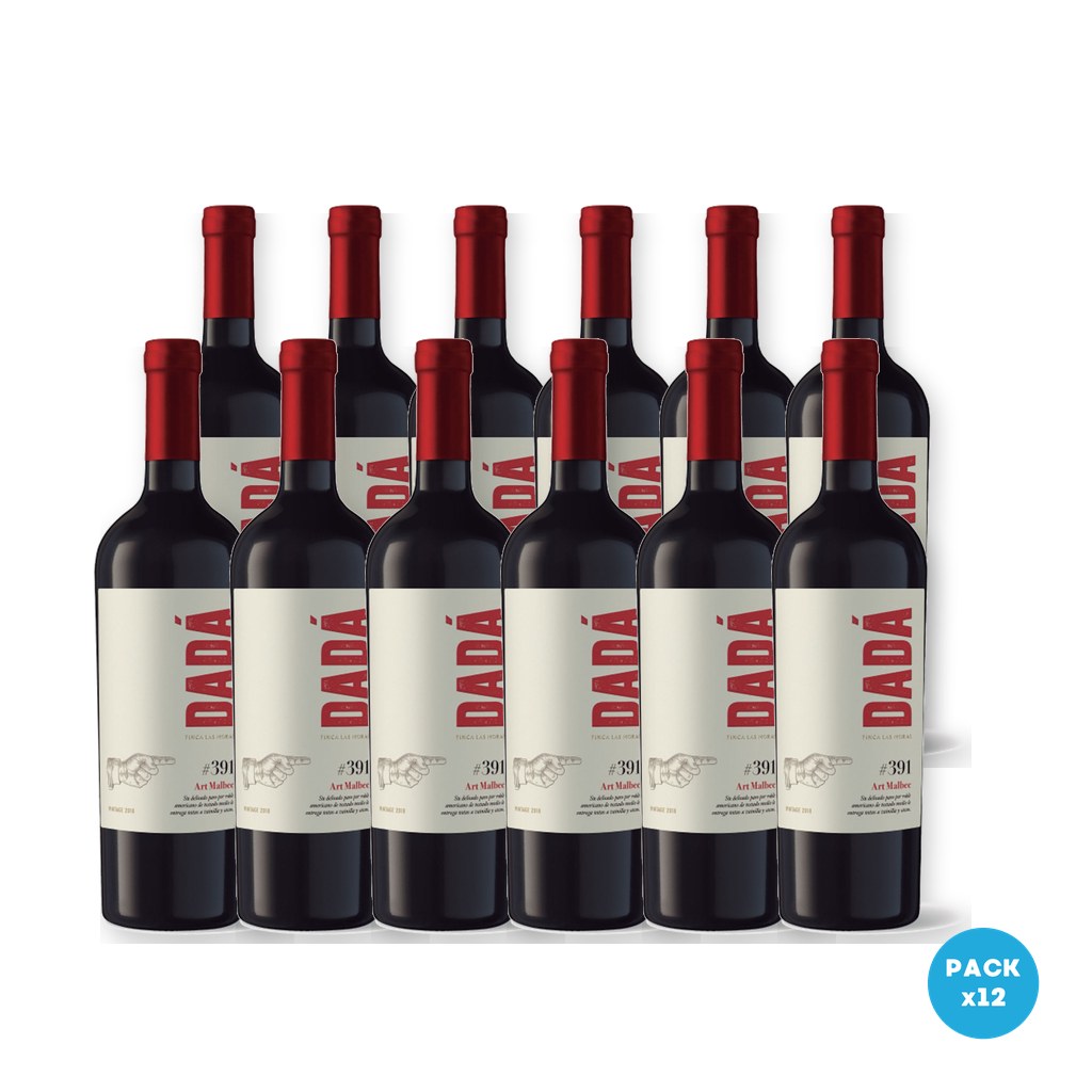 Dadá – Vino Tinto Malbec 750ml – 12 unidades Dadá - Vino Tinto Malbec 750ml - 12 unidades