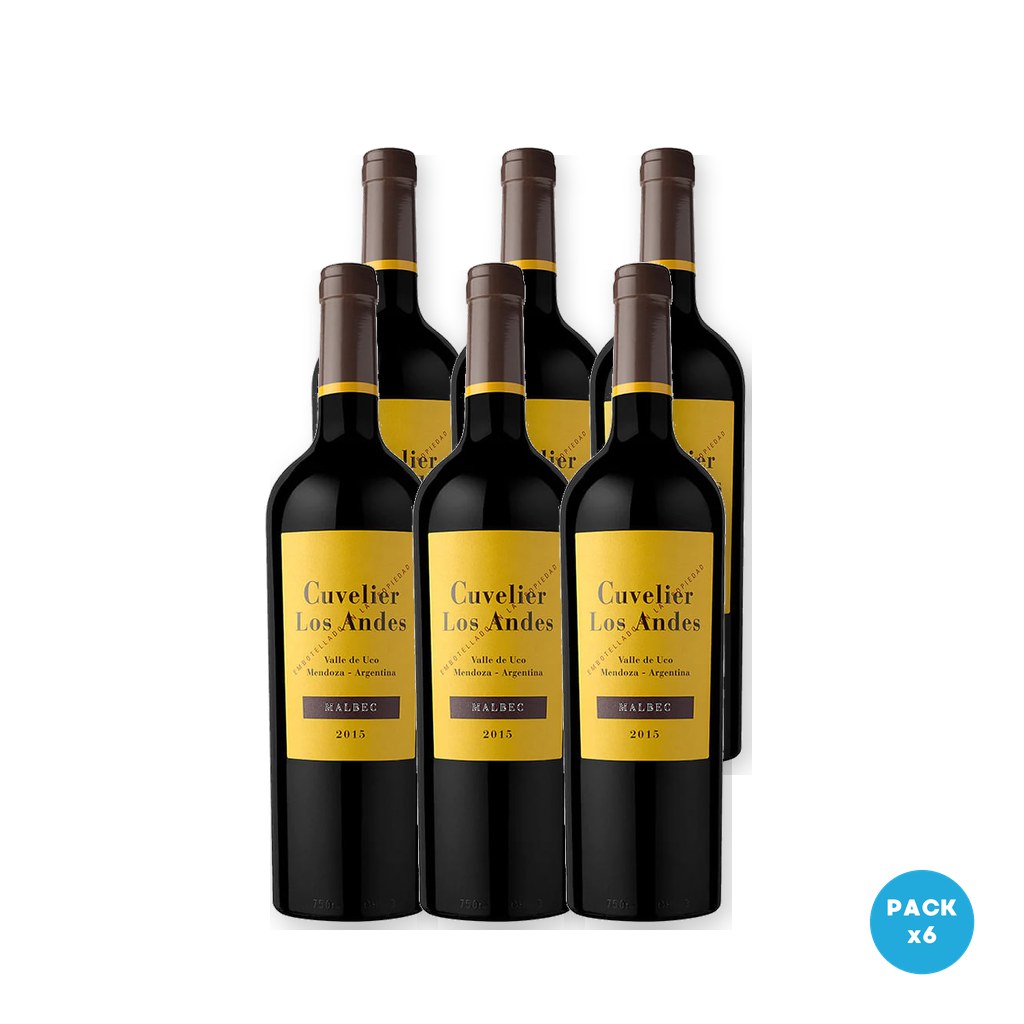 Cuvelier Los Andes - Vino Malbec 750ml - 6 unidades