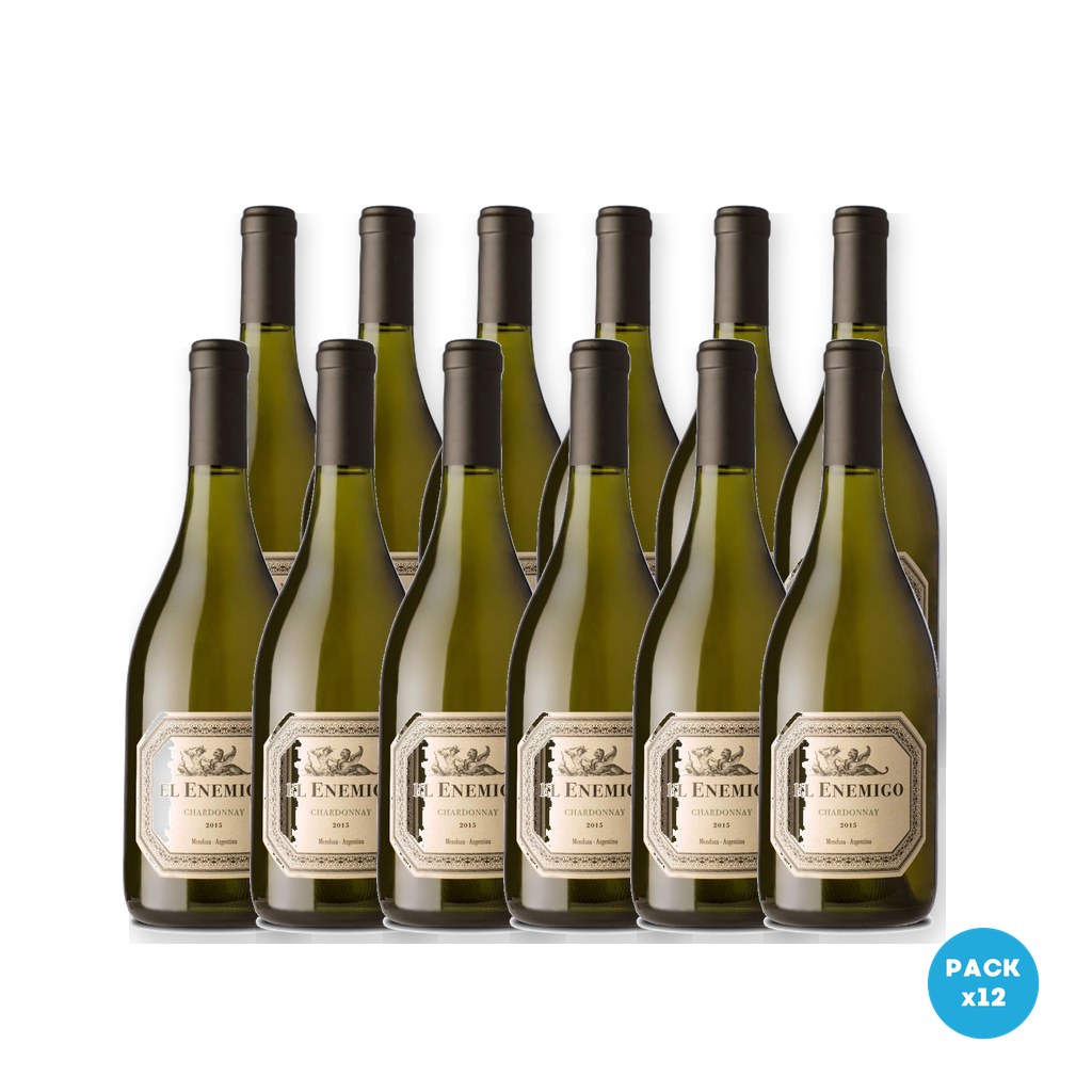 El Enemigo – Vino Chardonnay 750ml – 12 unidades El Enemigo - Vino Chardonnay 750ml - 12 unidades