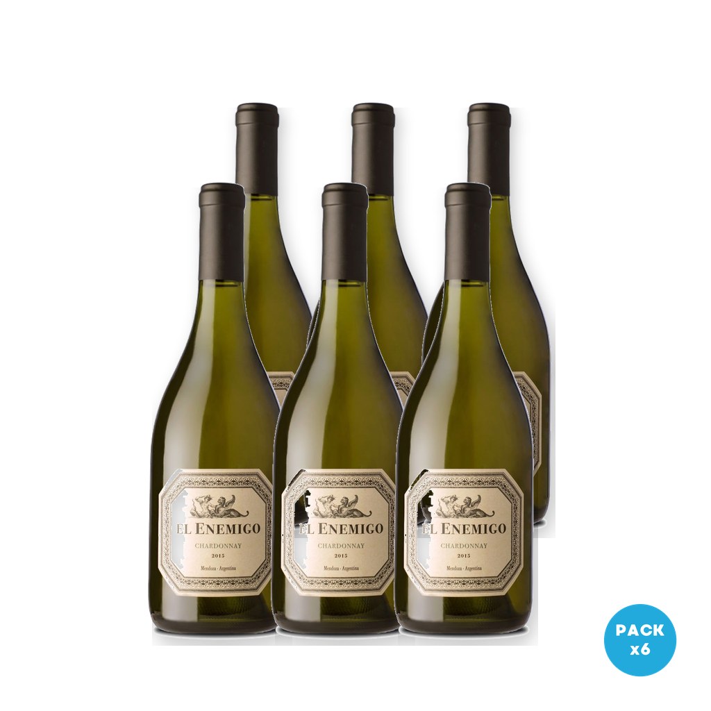El Enemigo - Vino Chardonnay 750ml - 6 unidades