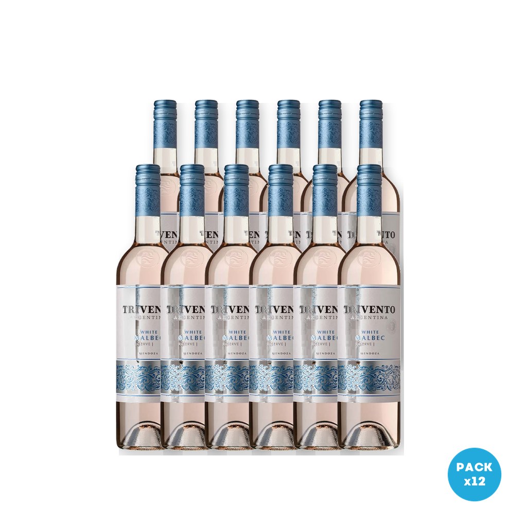 Trivento – Vino Blanco White Malbec 750ml – 12 unidades Trivento - Vino Blanco White Malbec 750ml - 12 unidades