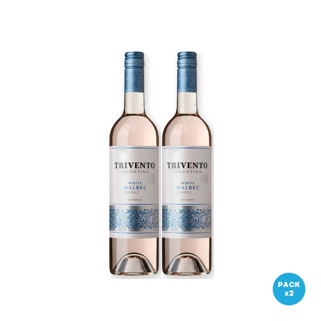 Trivento – Vino Blanco White Malbec 750ml – 2 unidades Trivento - Vino Blanco White Malbec 750ml - 2 unidades