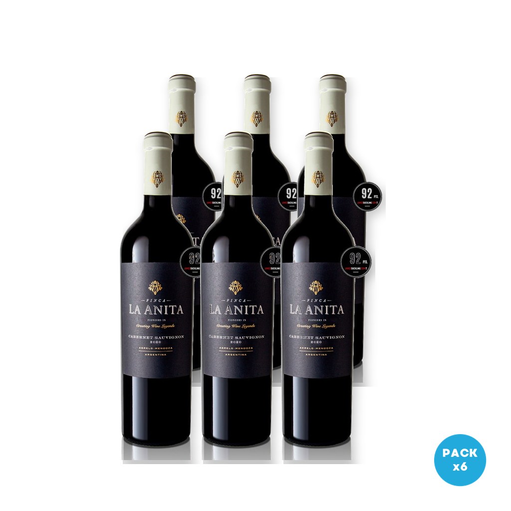 Finca La Anita - Vino Cabernet Sauvignon 750ml - 6 unidades