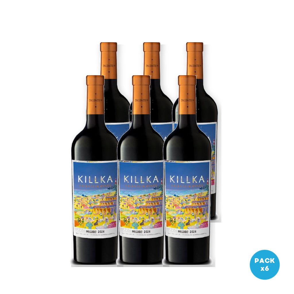 Killka - Vino Malbec 750ml - 6 unidades