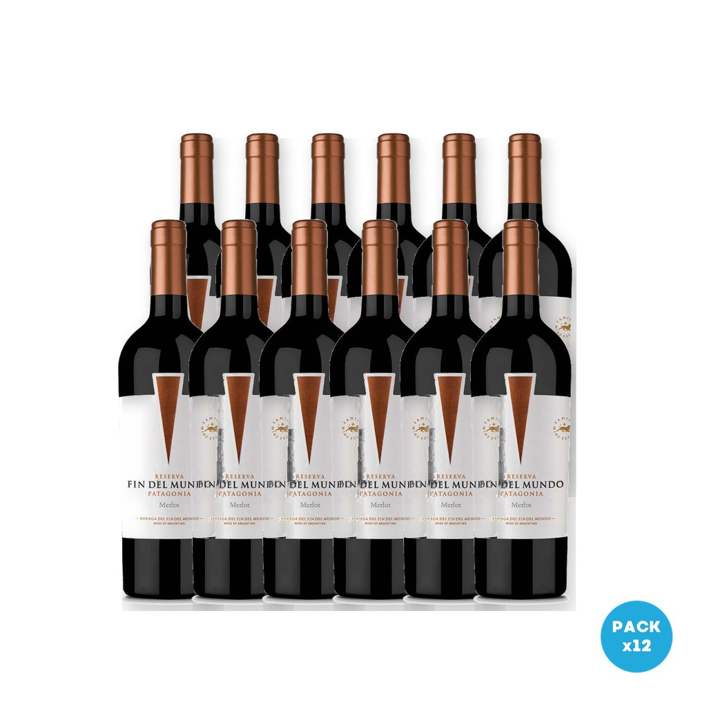 Fin Del Mundo – Vino Del Merlot 750ml – 12 unidades Fin Del Mundo - Vino Del Merlot 750ml - 12 unidades