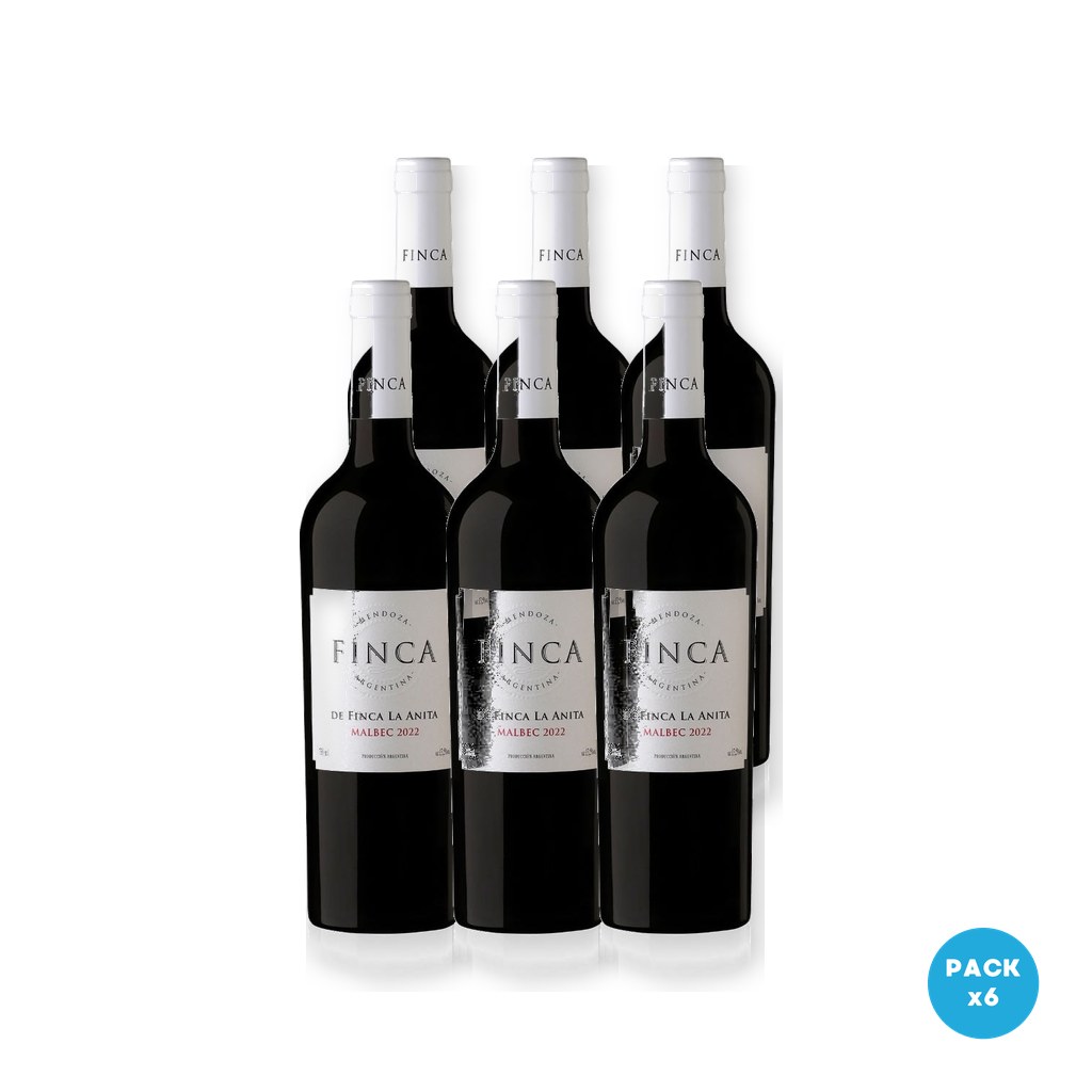 Finca La Anita - Vino Tinto Malbec 750ml - 6 unidades