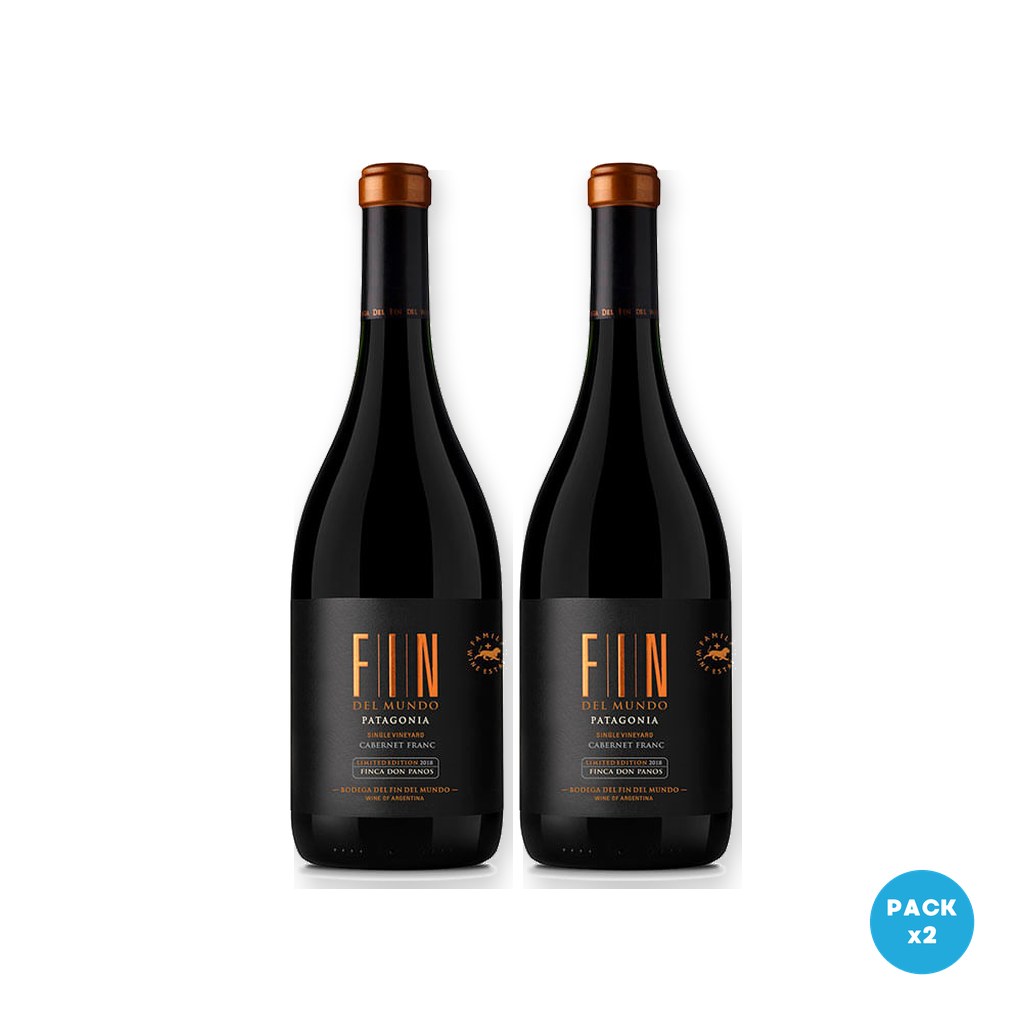 Fin Del Mundo – Vino Fin Cabernet Franc 750ml – 2 unidades Fin Del Mundo - Vino Fin Cabernet Franc 750ml - 2 unidades