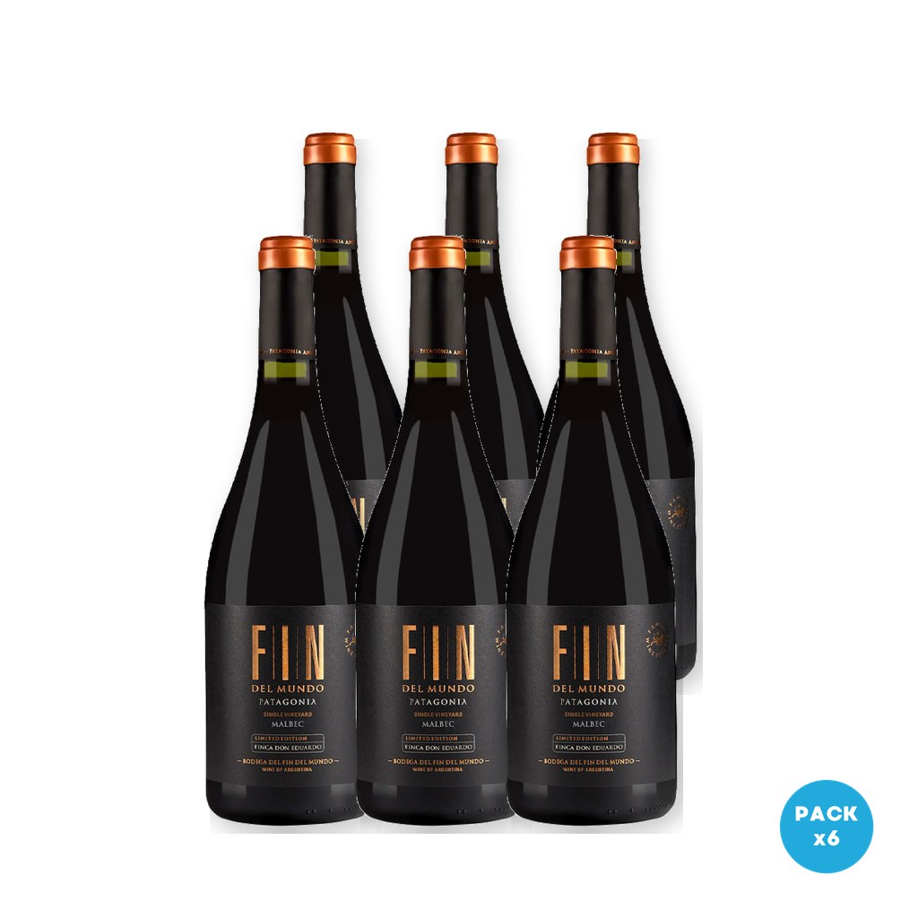 Fin Del Mundo - Vino Tinto Fin Malbec 750ml - 6 unidades