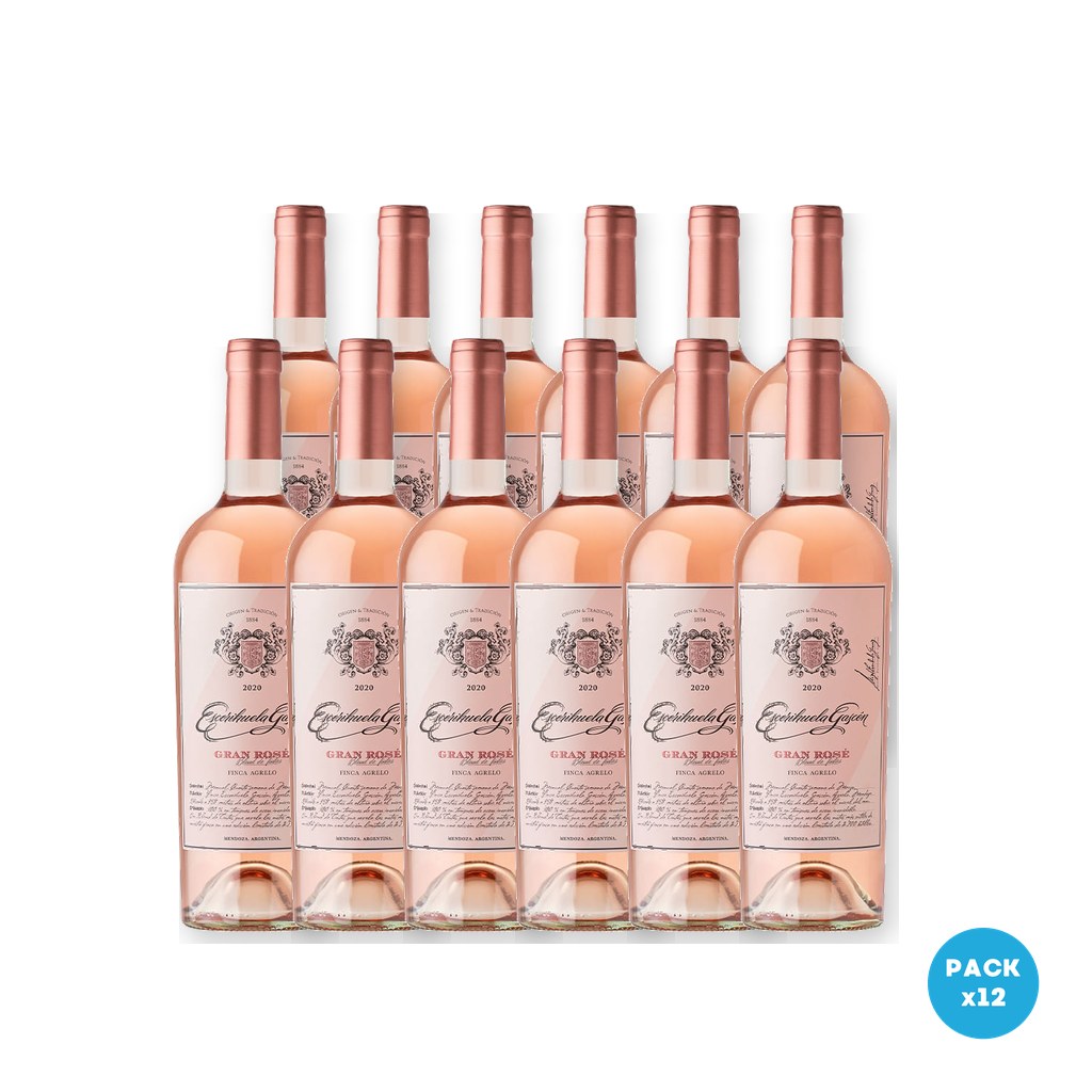 Escorihuela – Vino Rosado Blend Gascon 750ml – 12 unidades Escorihuela - Vino Rosado Blend Gascon 750ml - 12 unidades