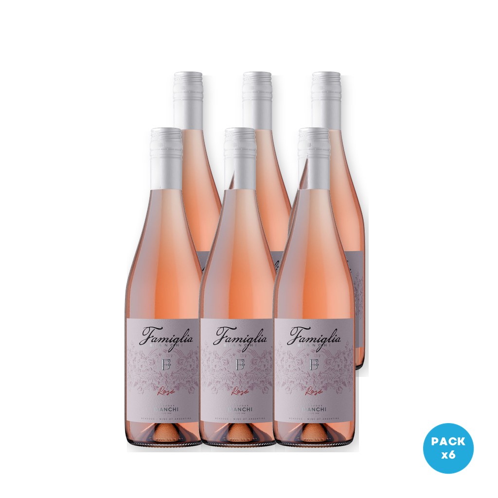 Famiglia Bianchi - Vino Rosé 750ml - 6 unidades